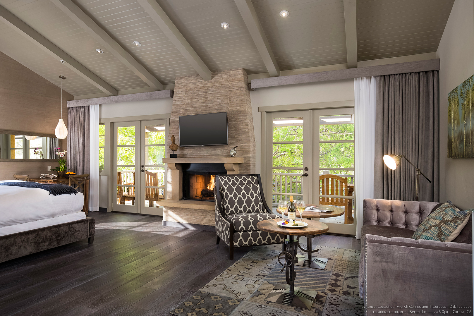 Bernardus Lodge & Spa in Carmel, CA - French Connection European Oak Toulouse