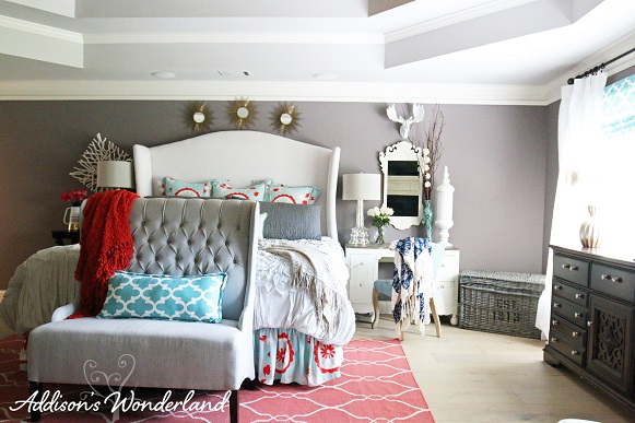 Addison's Wonderland - Master Bedroom Featuring European Oak Arezzo Flooring