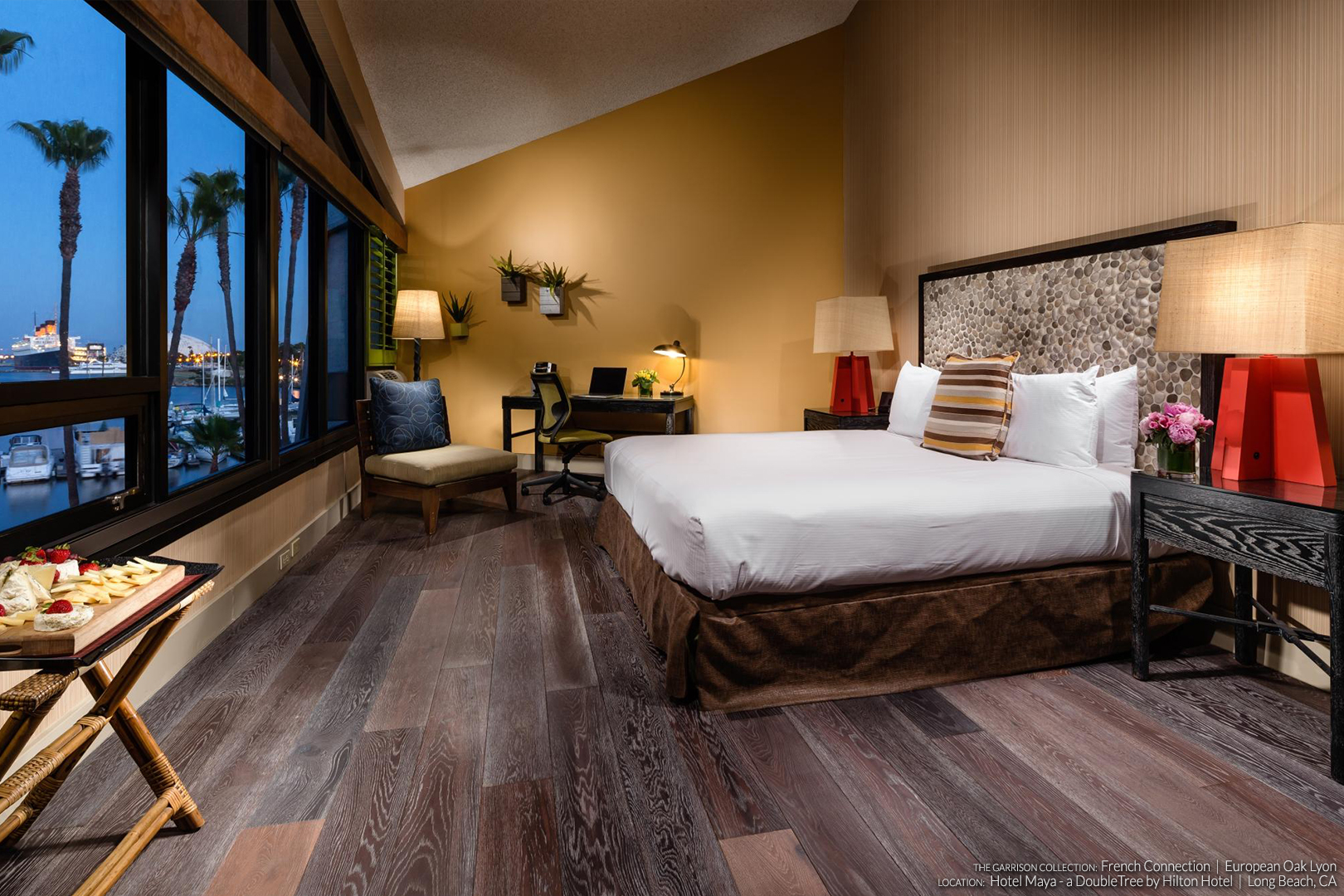 Hotel Maya in Long Beach, CA - Featuring Lyon European White Oak Flooring
