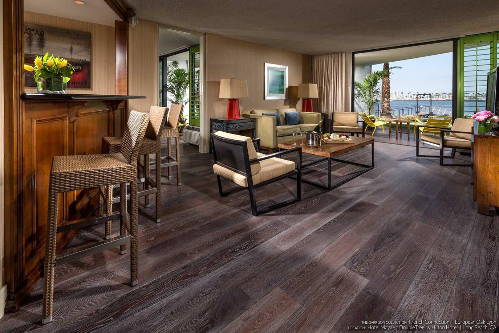 Hotel Maya in Long Beach, CA - Featuring Lyon European White Oak Flooring