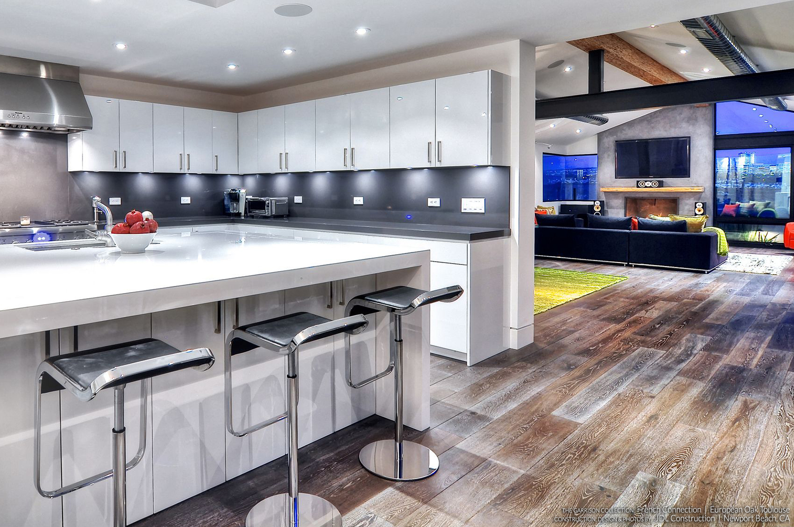 French Connection Toulouse Flooring in Kitchen - By JDL Construction in Newport Beach, CA