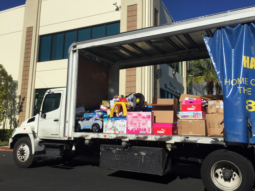Truck Full of Toys for CHLA