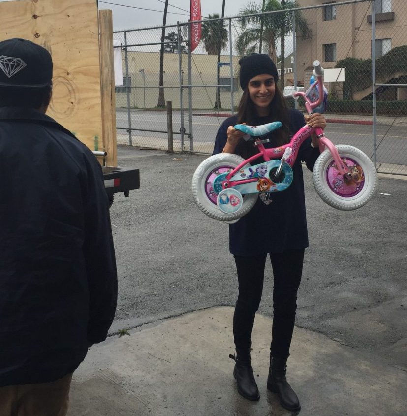Nathalie Old Master products toy drive 2016 bike CHLA
