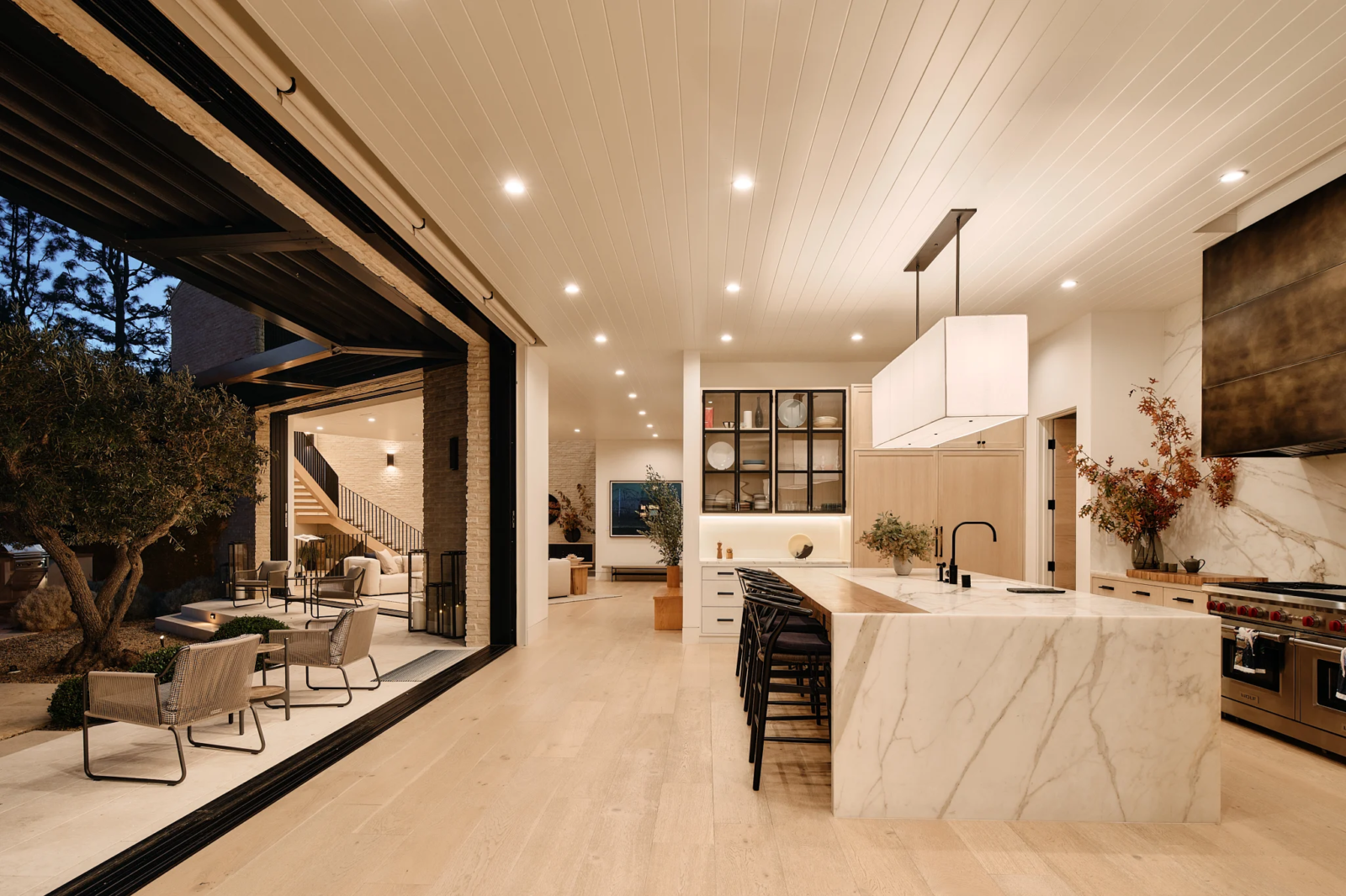 European Oak Paria engineered hardwood flooring from the Canyon Crest Collection in a beautiful modern home