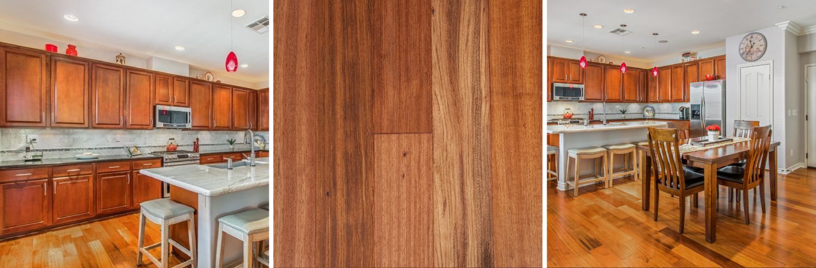 Brazilian Cherry Hardwood Flooring in Room