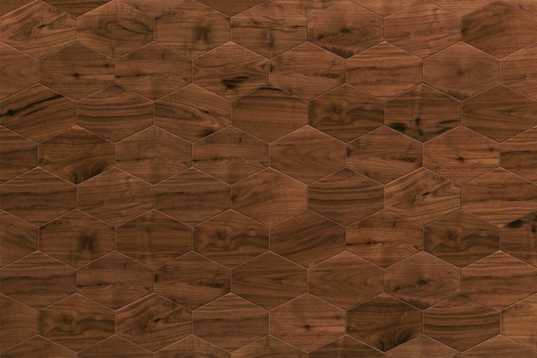 Contours Clover Walnut Natural Wall Covering