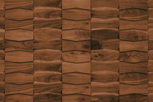 3D Decorative Wall Panels Contours Tuxedo Natural Walnut