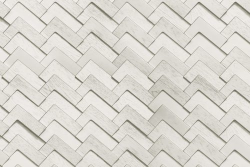 3D Decorative Wall Panels Contours Ridge Frost