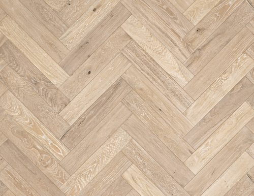 European Oak Engineered Hardwood Flooring Nesso in a Herringbone Pattern