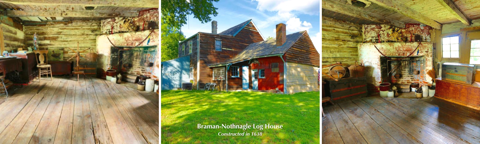 Braman-Nothnagle Log House Oldest Hardwood Floor