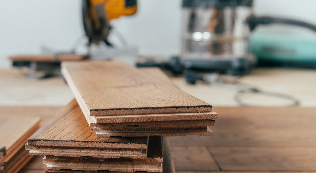 Step 6_ The planks are sanded - How Hardwood Floors Are Made - Garrison Collection