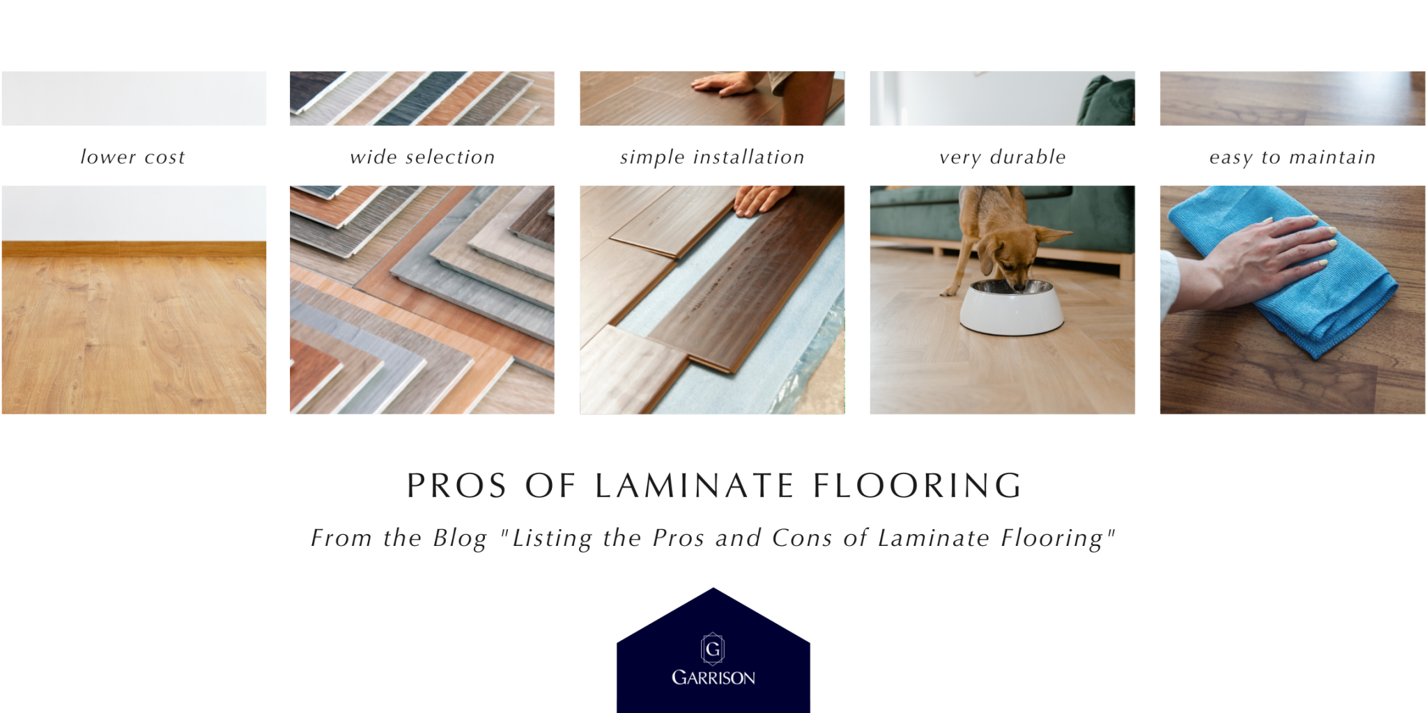 Image showcasing Pros and Cons of Laminate Flooring - Garrison Collection
