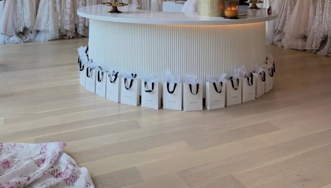 European Oak Flooring at the Galia Lahav bridal and fashion house in Los Angeles