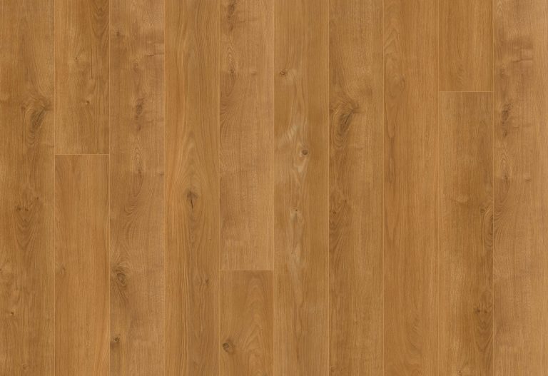 Natural Oak - QuietPath Flooring Plank Overhead - Garrison Collection