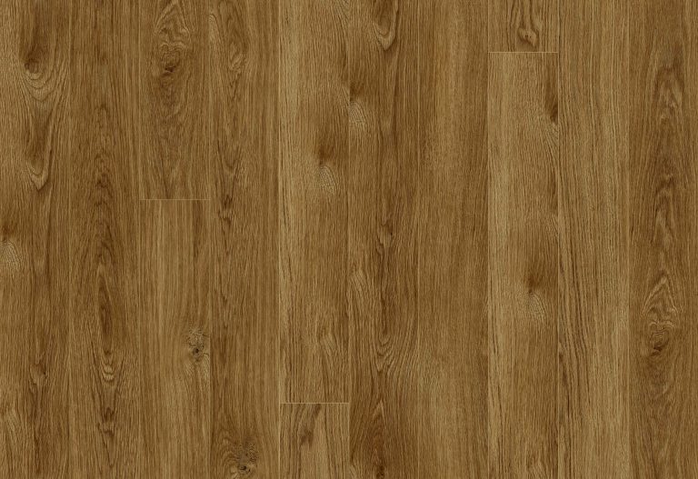 Golden Oak - QuietPath Flooring Plank Overhead - Garrison Collection