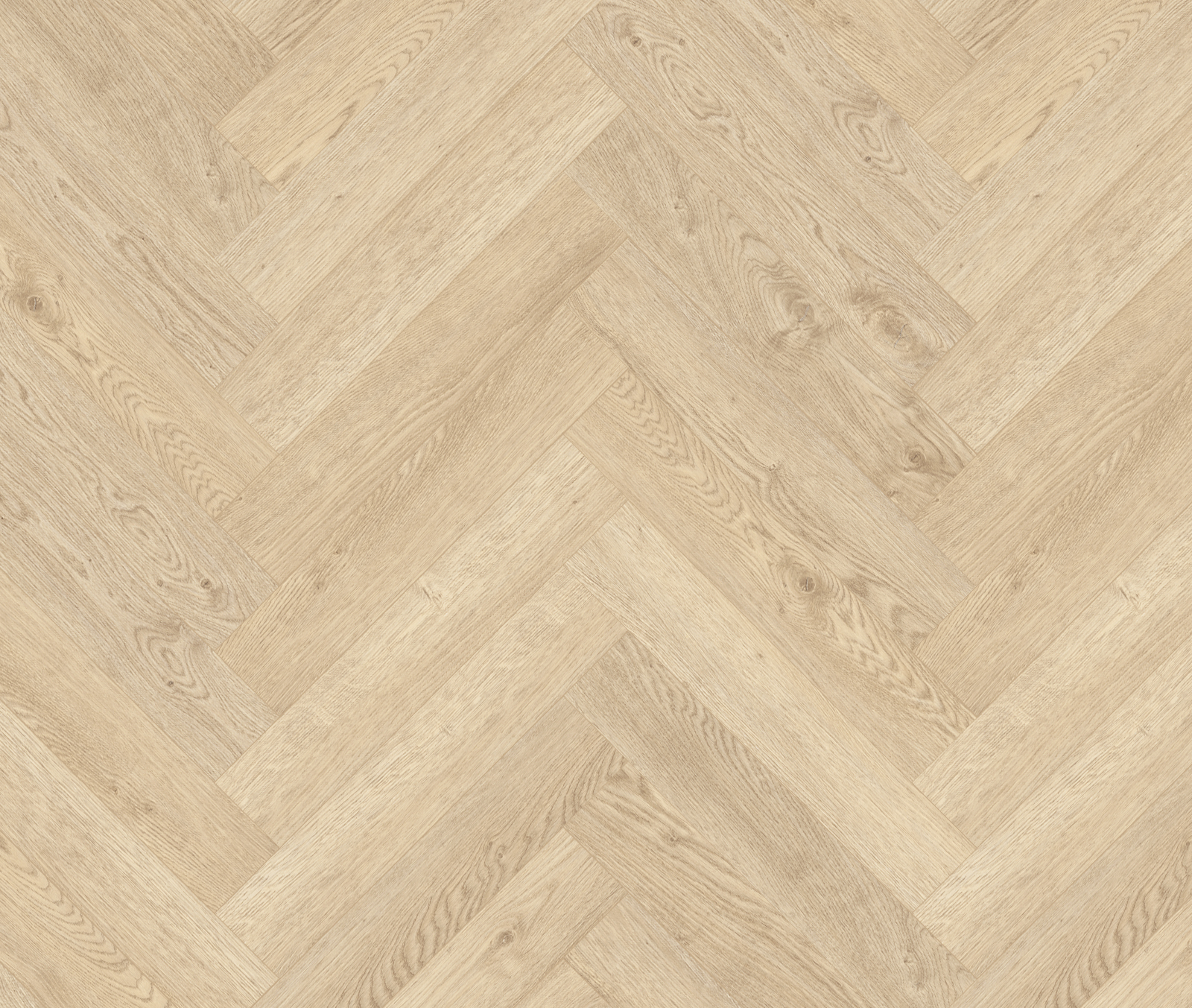 SPC Vinyl Flooring Sandalwood in a Herringbone Pattern