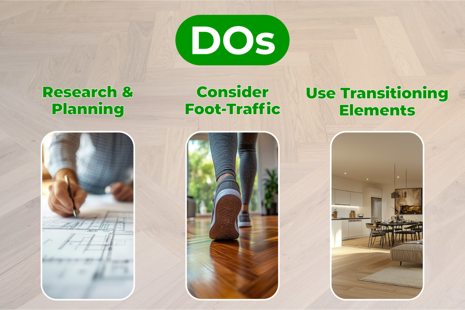 Mixing Flooring Types - Dos and Don’ts - Garrison Collection