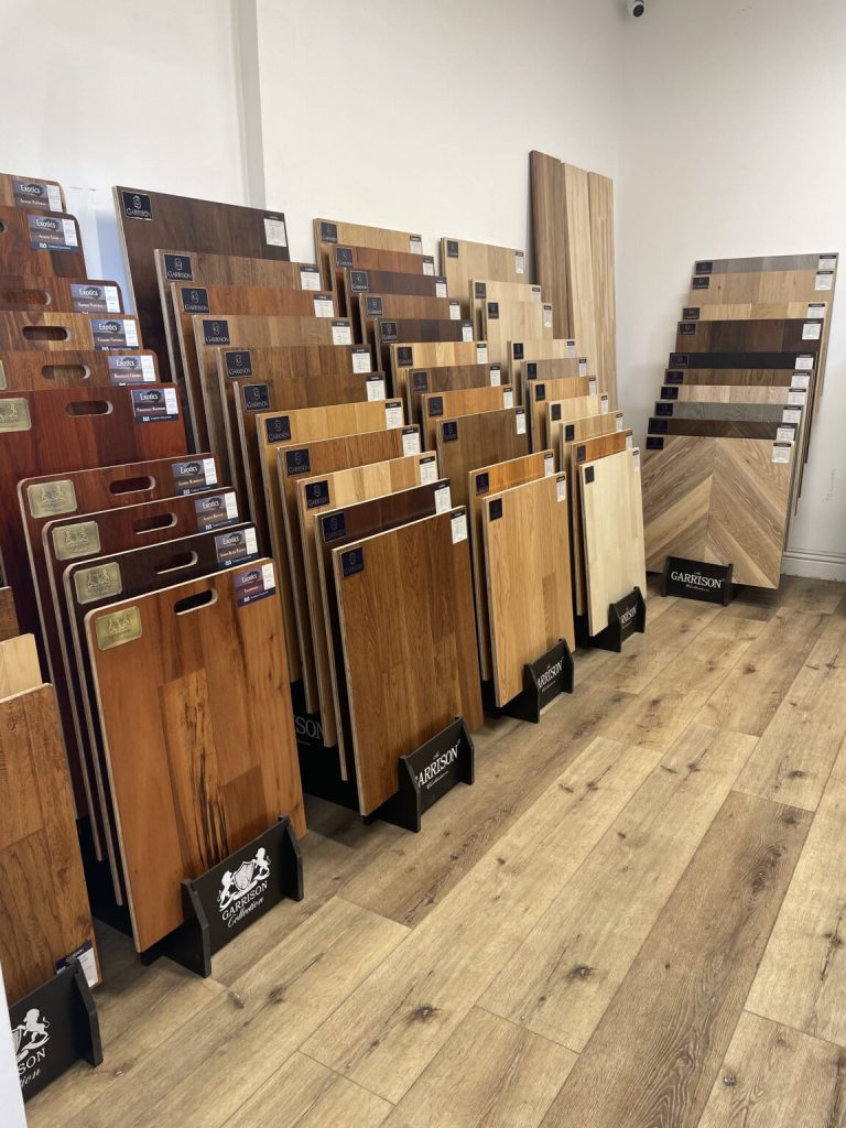 Garrison Flooring Dealer Racks at the Glendale, CA Location