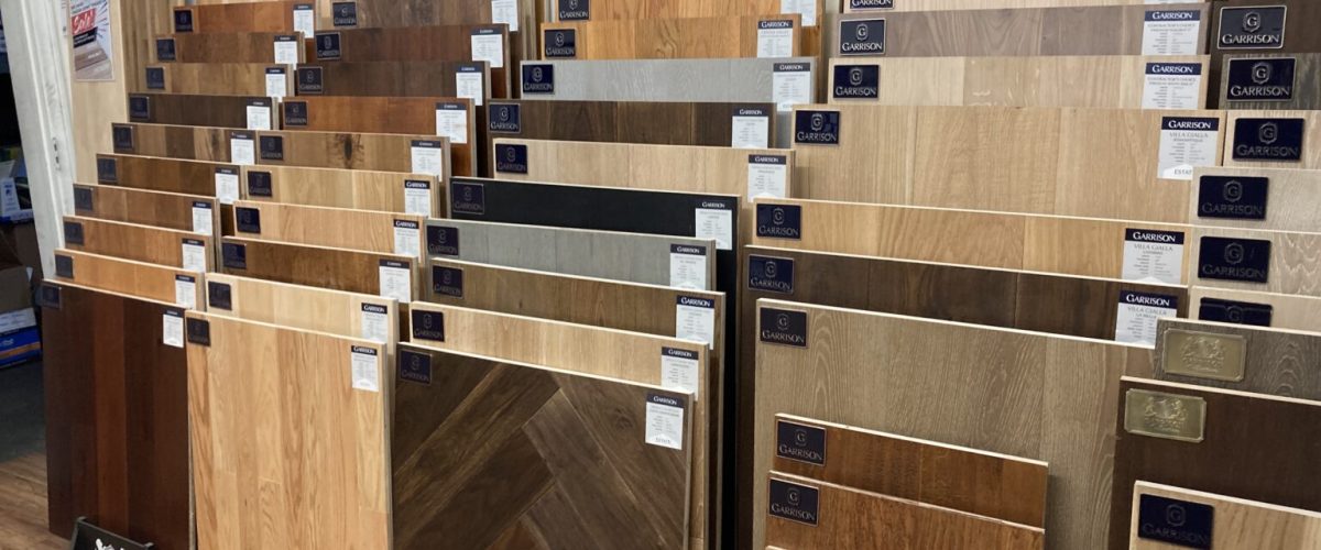 Garrison Flooring Dealer Racks at the Gardena, CA Location