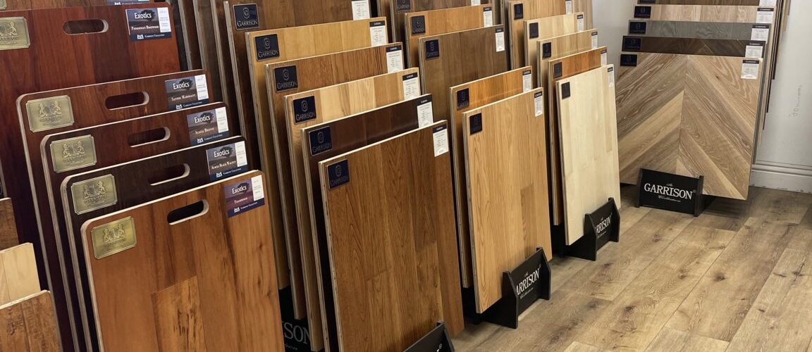 Garrison Flooring Dealer Racks at the Glendale, CA Location