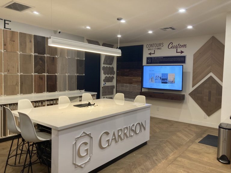 Garrison Flooring Showroom at the Old Master Products Los Angeles, CA Location