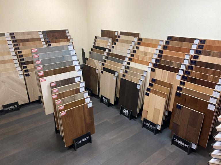 Garrison Flooring Will Call at the Vernon, CA Location with flooring samples