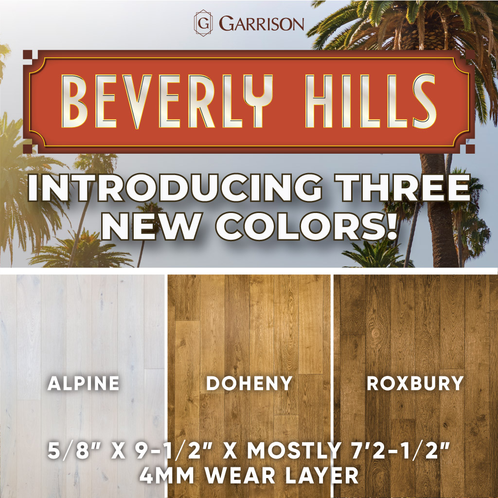 New Colors in the Beverly Hills Collection by Garrison