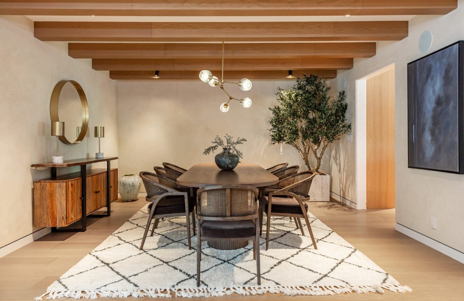 Select grade wide plank hardwood flooring in Los Angeles