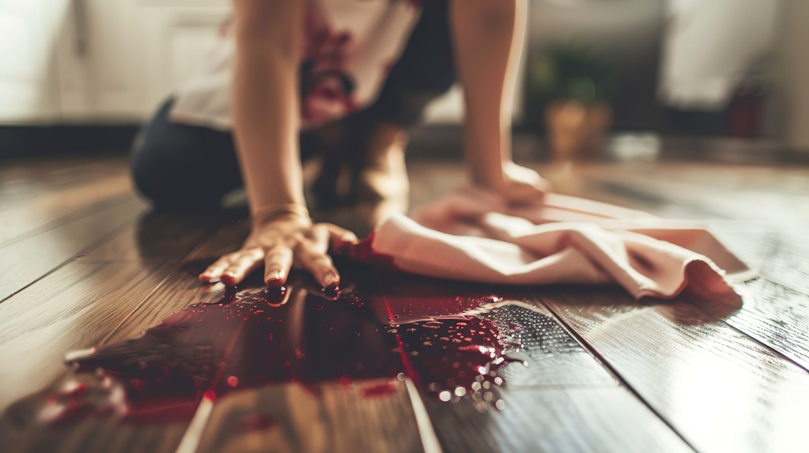 How to clean vinyl flooring spills