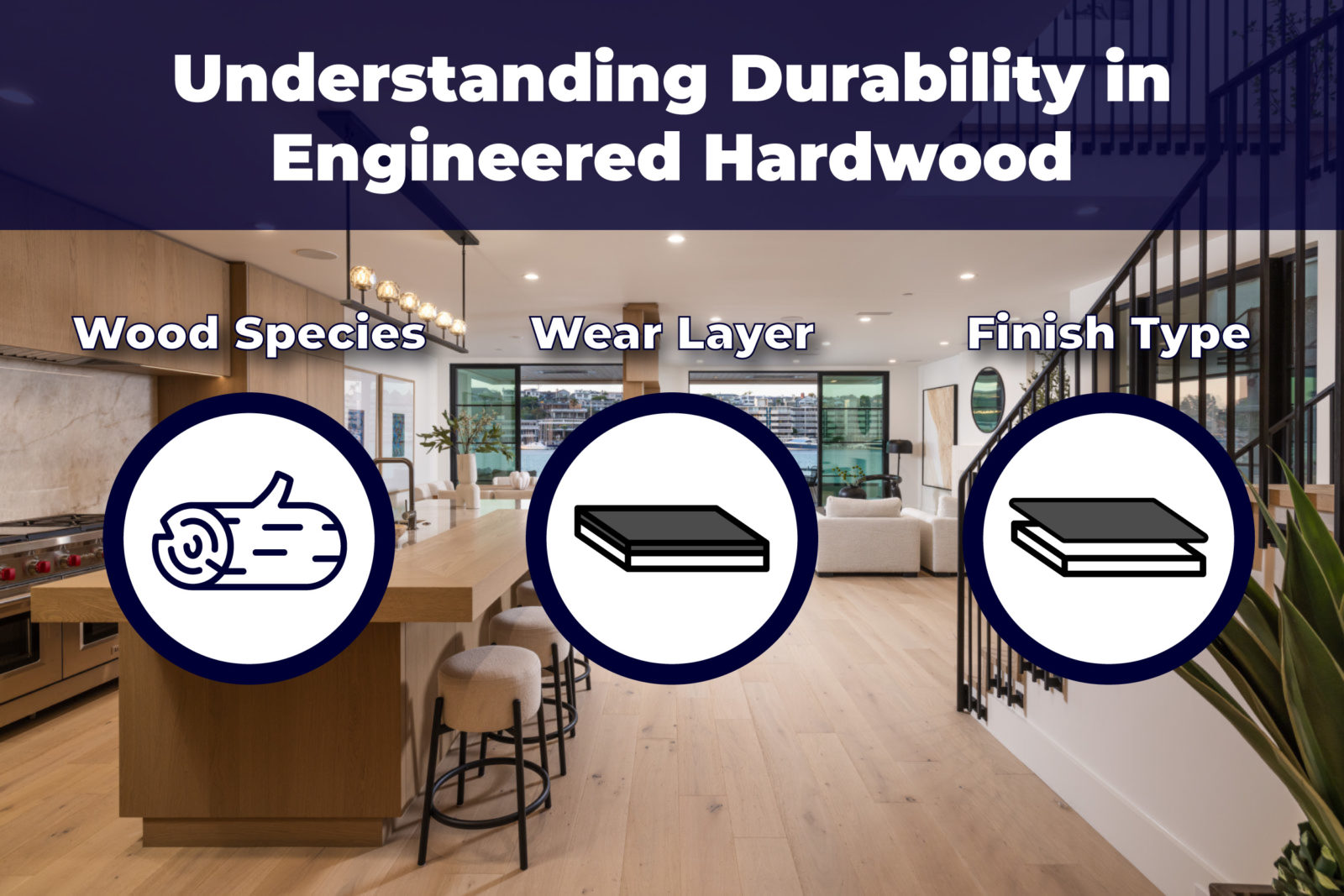 Find the most durable engineered hardwood with the best wood species, wear layers, and finishes for lasting performance.