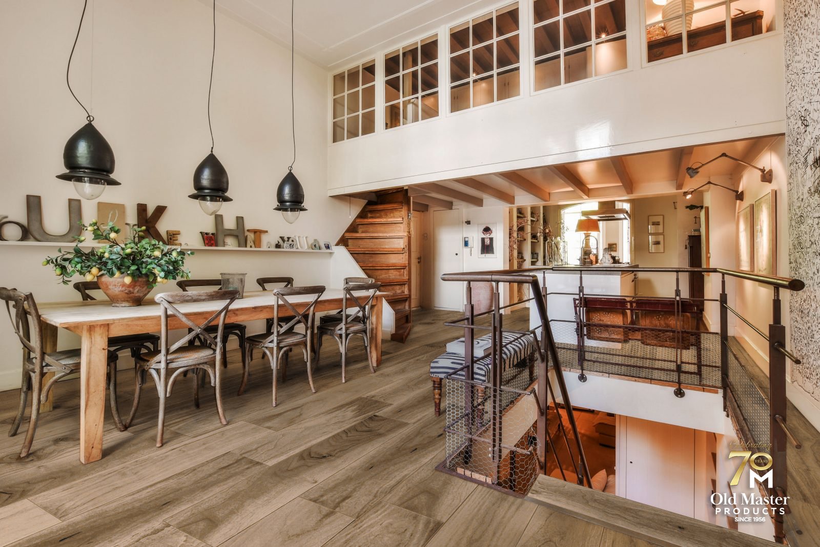 Walnut hardwood flooring from Legends collection by Garrison