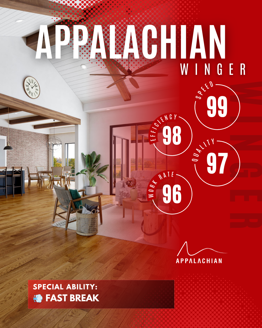 Appalachian prefinished solid hardwood flooring