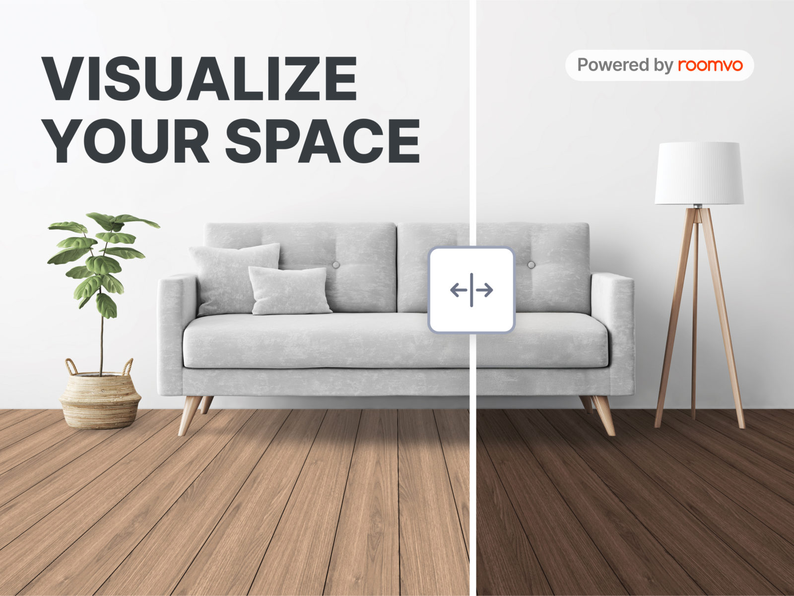 Visualize any flooring in your space with the Garrison visualizer