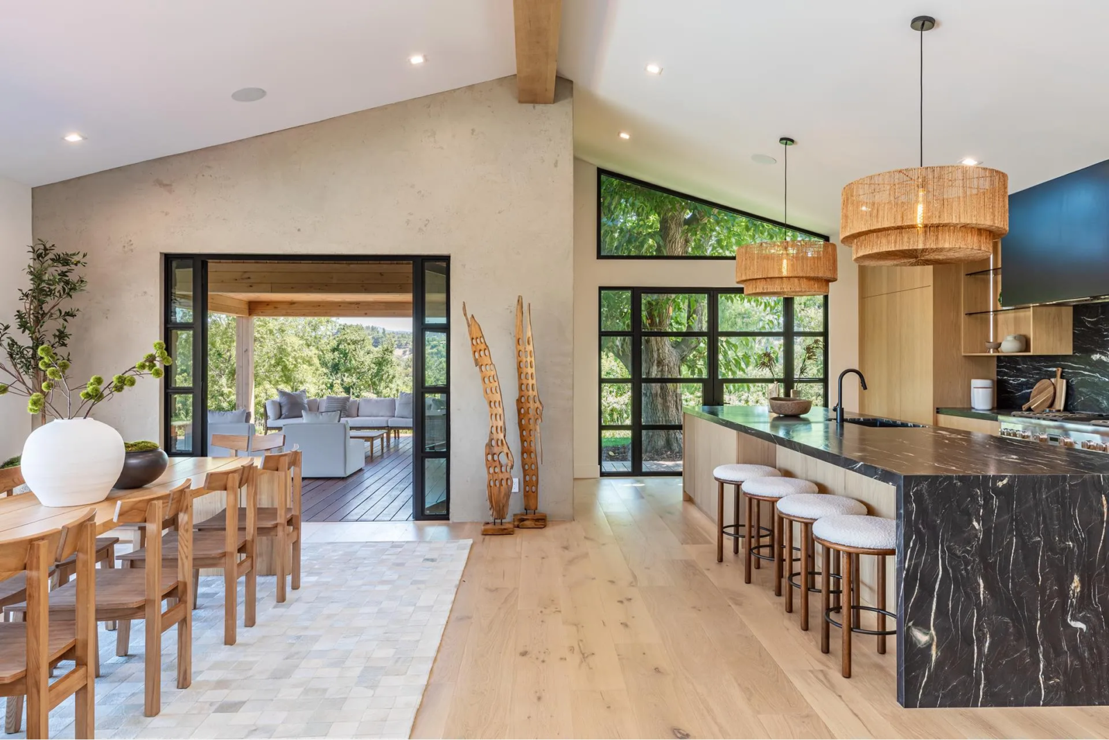 European oak flooring with a urethane with aluminum oxide finish