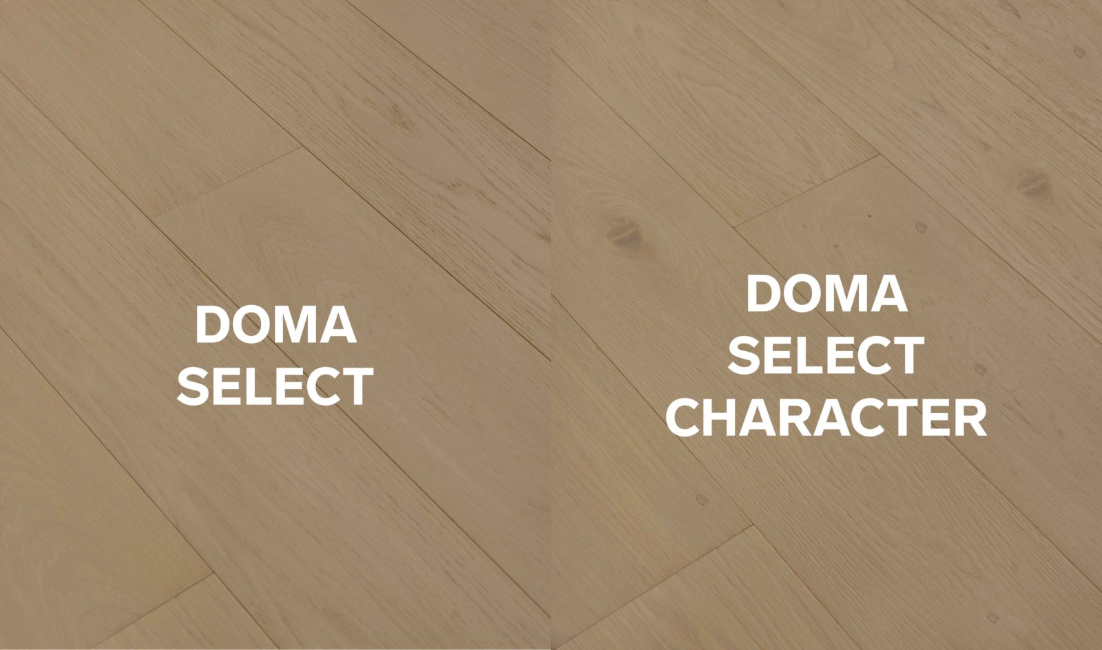 The difference between select and select character grade hardwood flooring